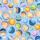 QT Cuties 3 Planets 31859-B Light Blue
