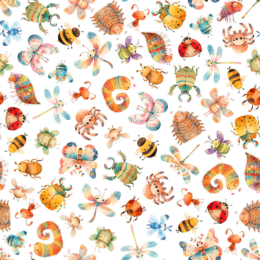 QT Cuties 3 Bugs 31862-Z White