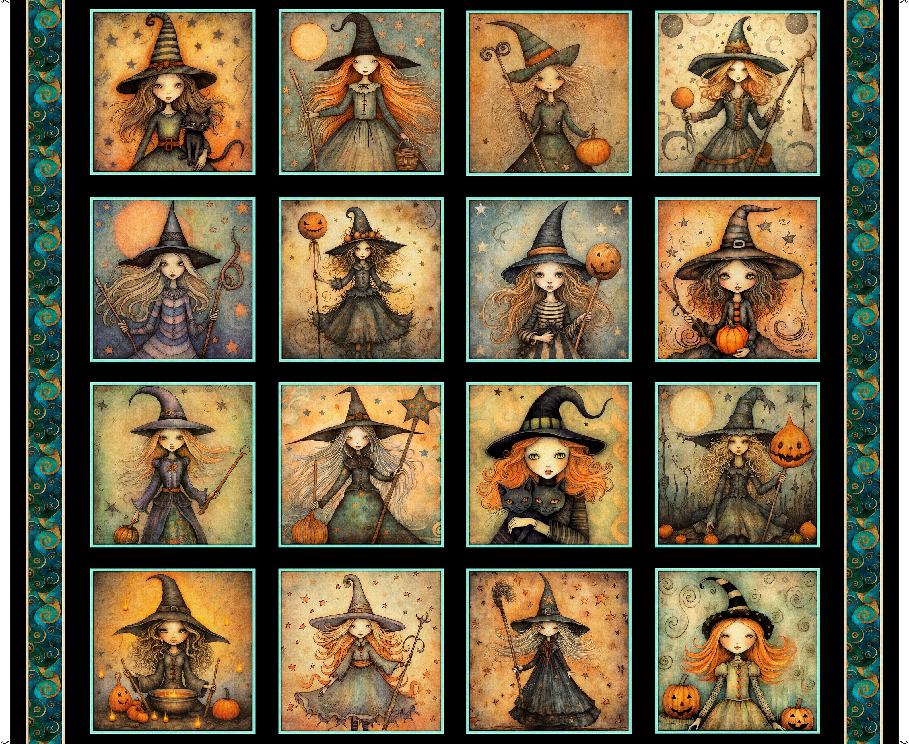 Witchypoo Witch Picture Patches 31934-J