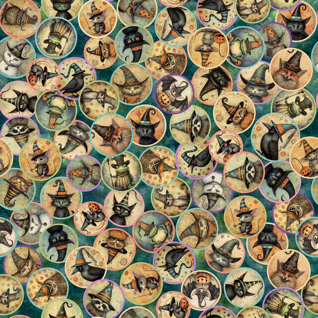Witchypoo Animal Witches Medallions 31935-Q