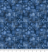 Load image into Gallery viewer, American Country Flag Patchwork 31995-B with inch ruler for scale
