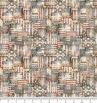 American Country Flag Patchwork 31995-E with inch ruler for scale