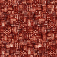 Load image into Gallery viewer, American Country Flag Patchwork 31995-R Red
