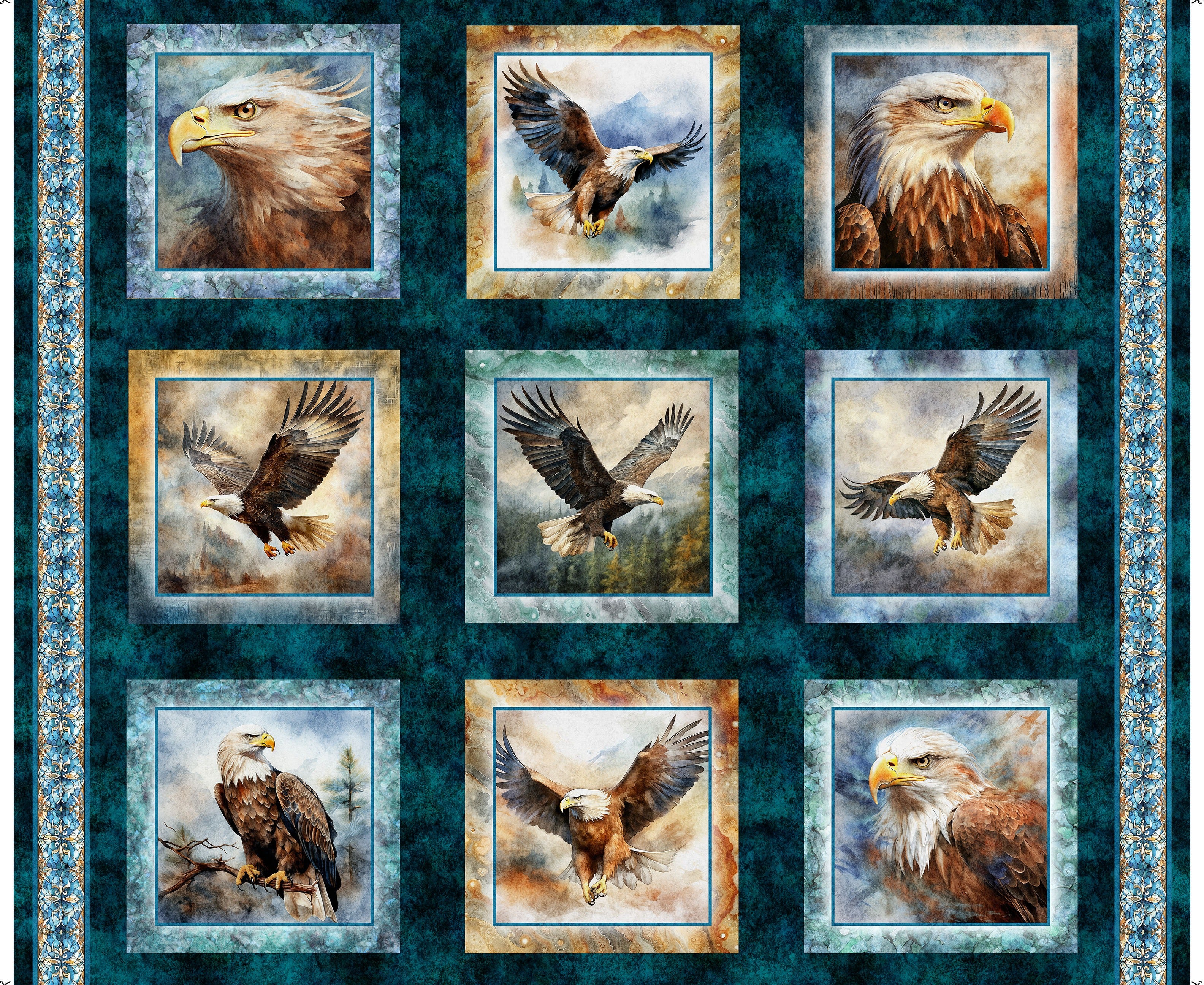 Skyward Eagle Picture Patches 32005-W