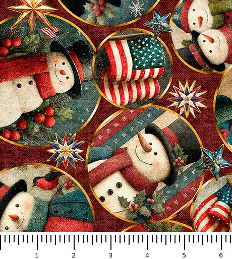 Fabric with scale ruler