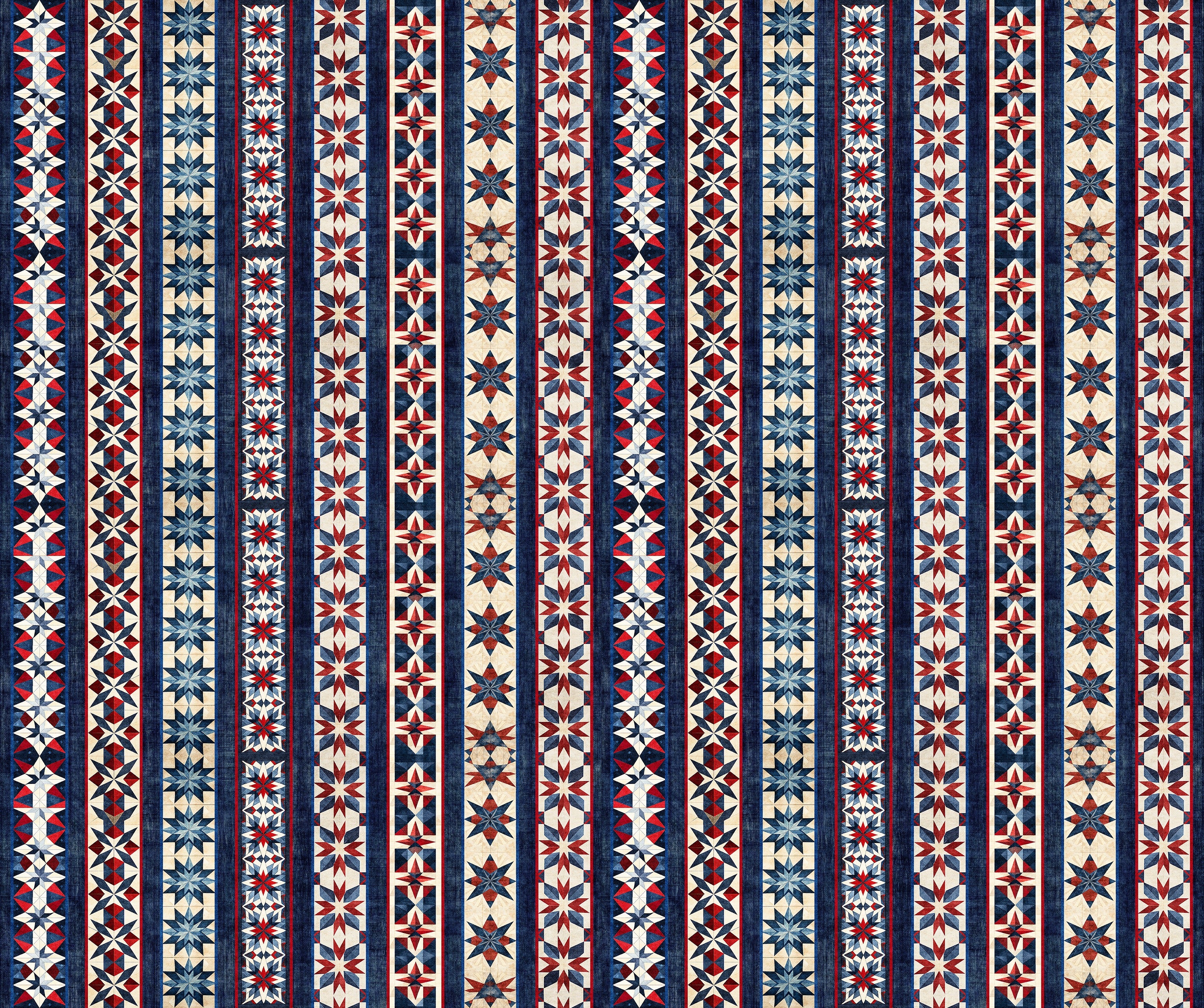 All American Snowman Border Stripe 32044-X