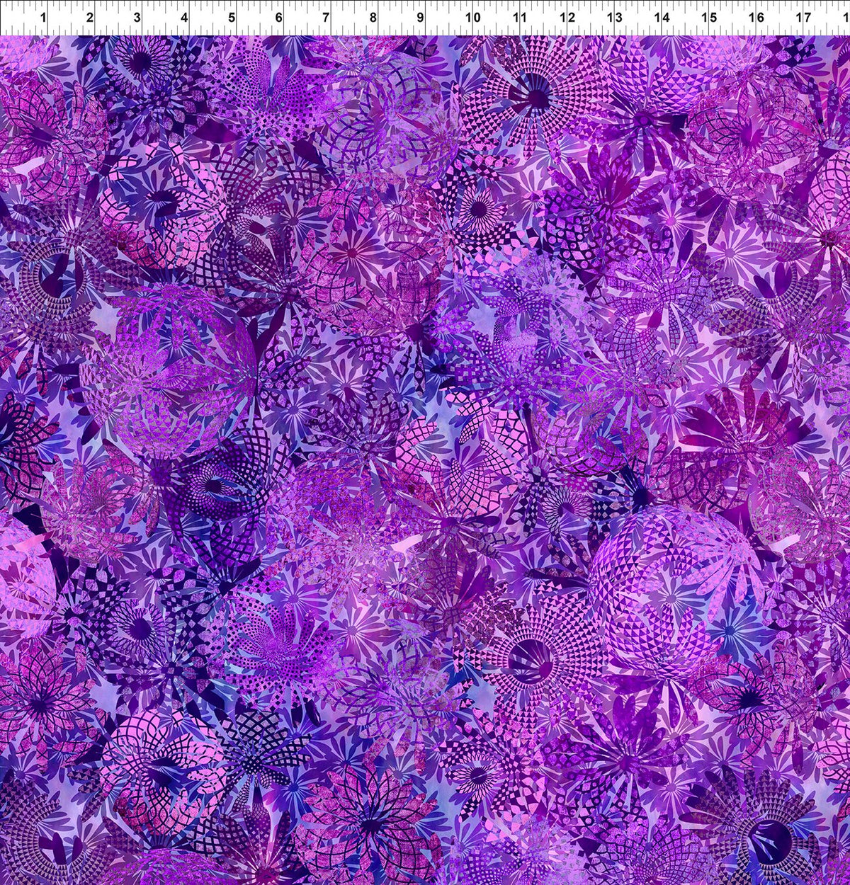 Allure 4ALR-3 Exotic Purple by Jason Yenter for In The Beginning Fabrics