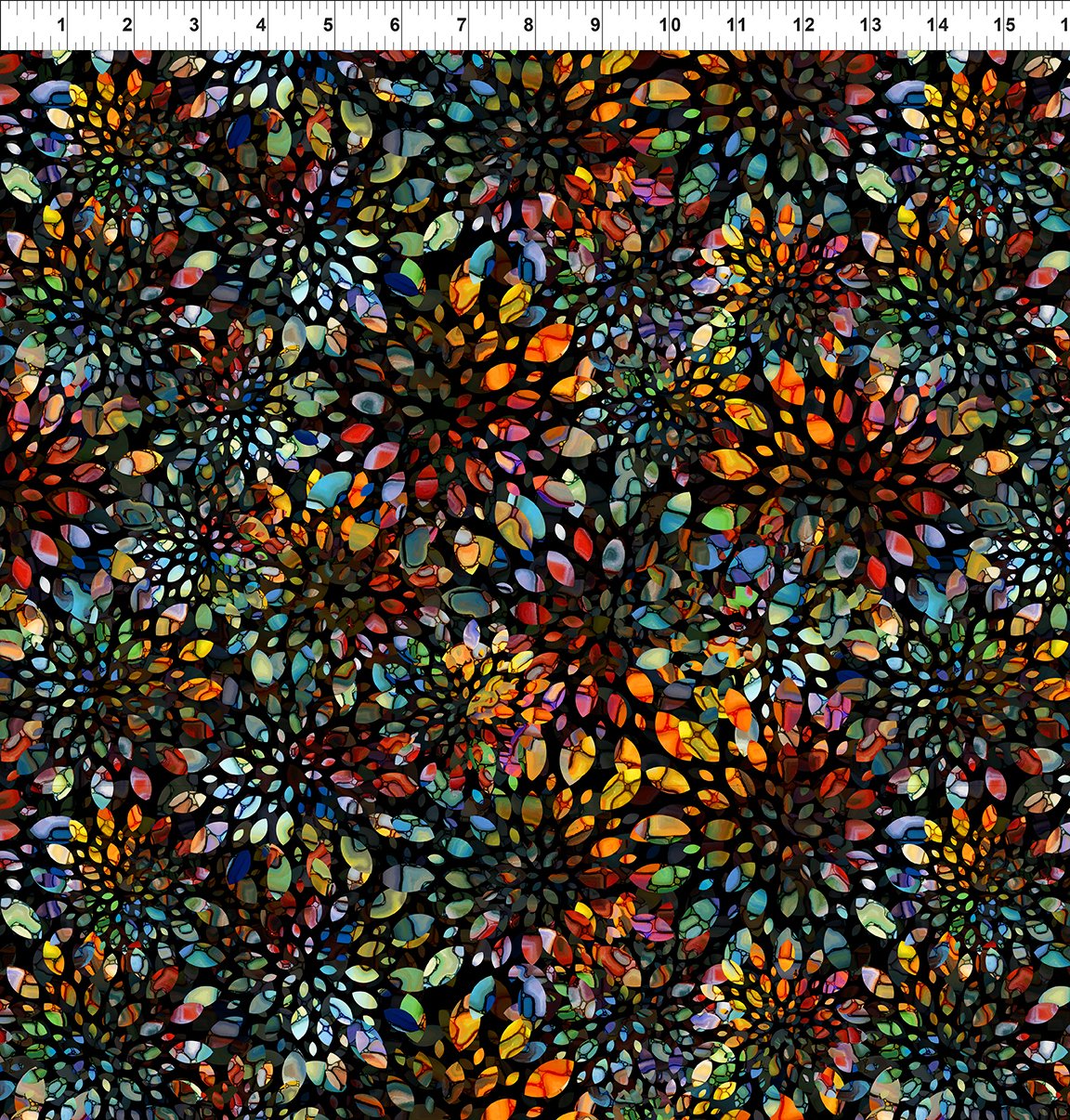 Dear Clara 8DCL-1 Black Kaleidoscope