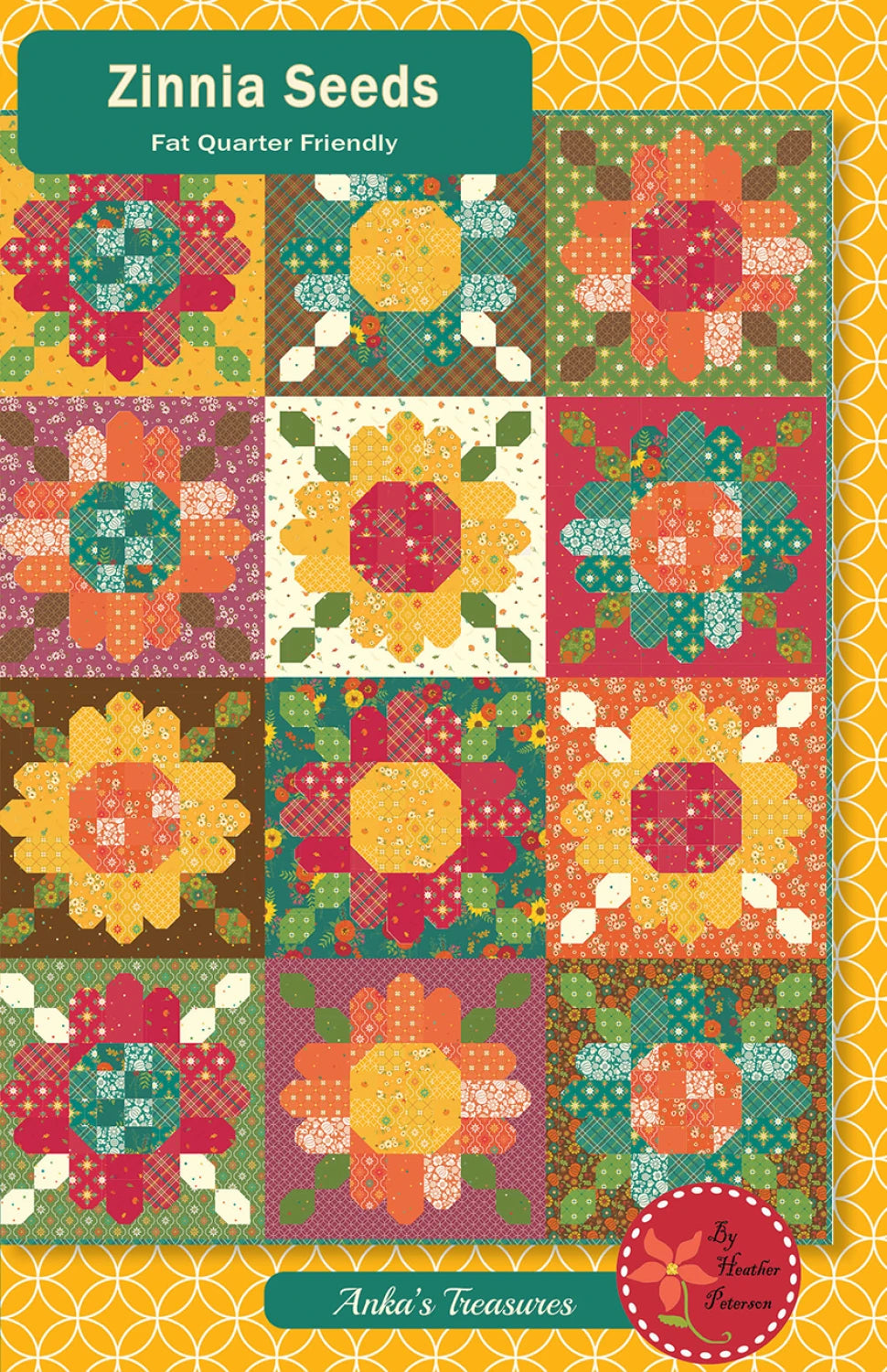 Zinnia Seeds Quilt Pattern