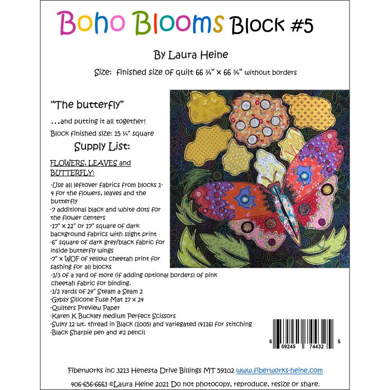 Boho Blooms Block #5