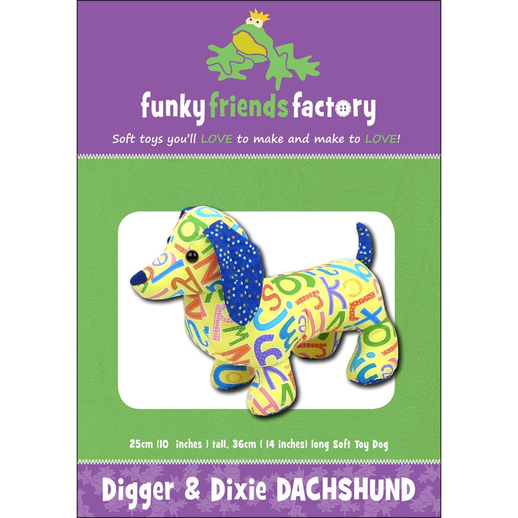Funky Friends Factory - Digger & Dixie Dachshund
