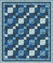 Load image into Gallery viewer, Halcyon Fabric Quilt Kit using Spectrum Pattern
