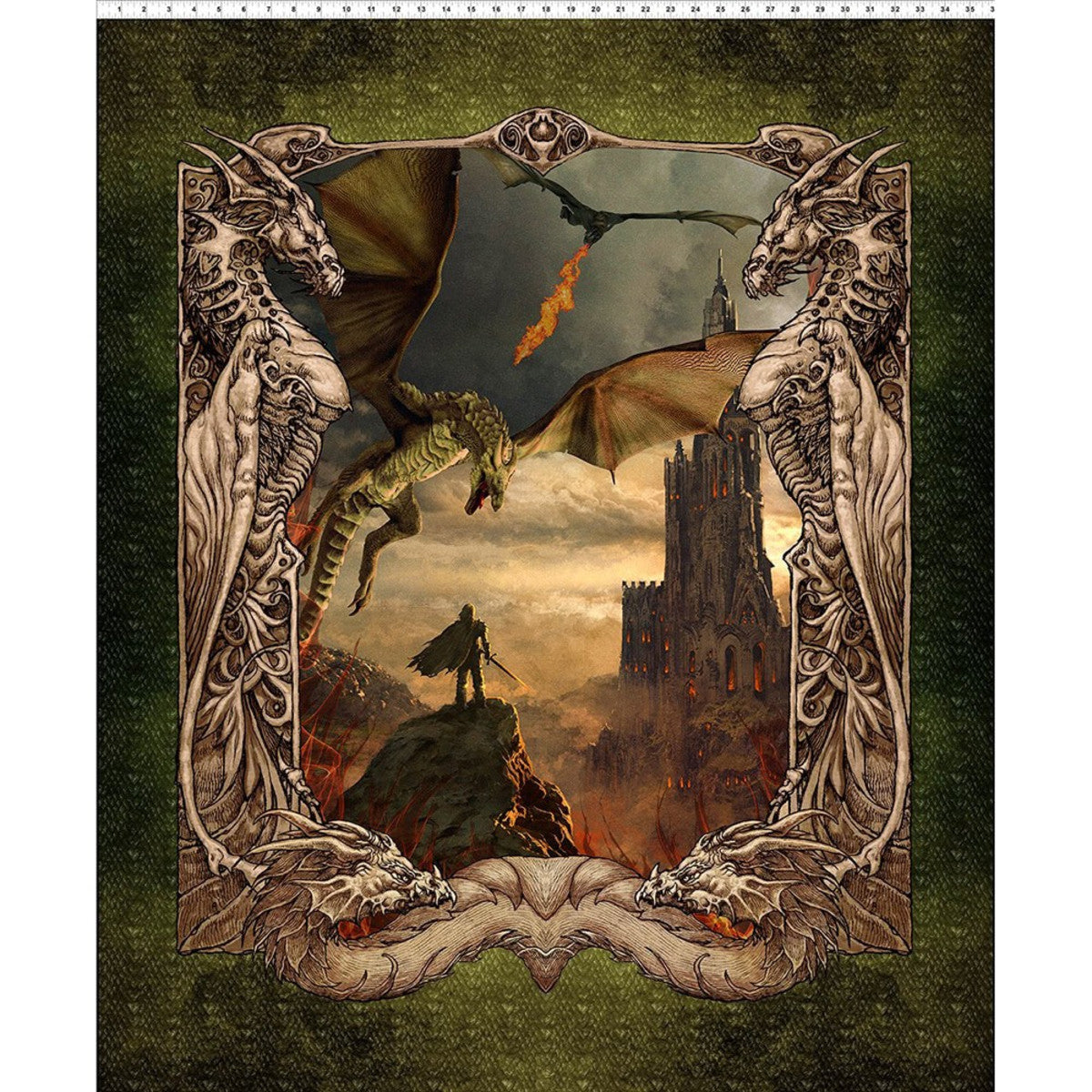 Dragons - The Ancients 10DRG-1 Battle Dragon Panel