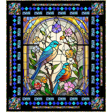 Sunlit Birds Quilt Kit 4479-A