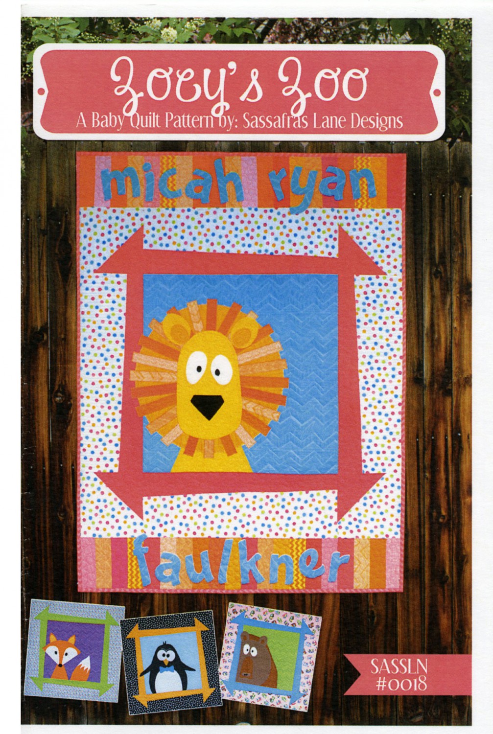 Zoey's Zoo Quilt Pattern