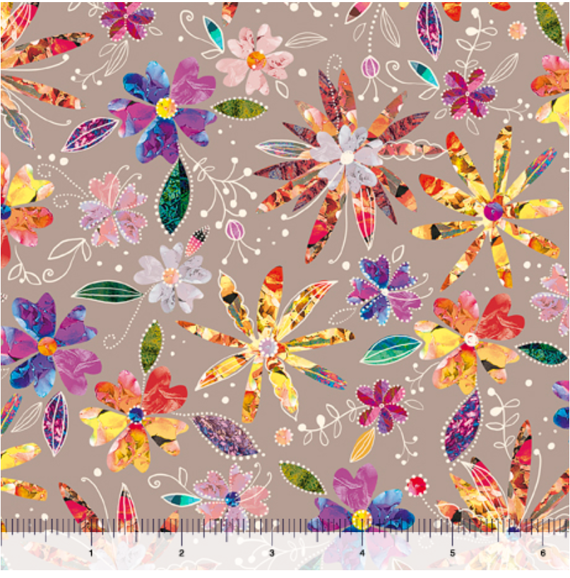 Prismatic Blooms Packed Floral 29083-A