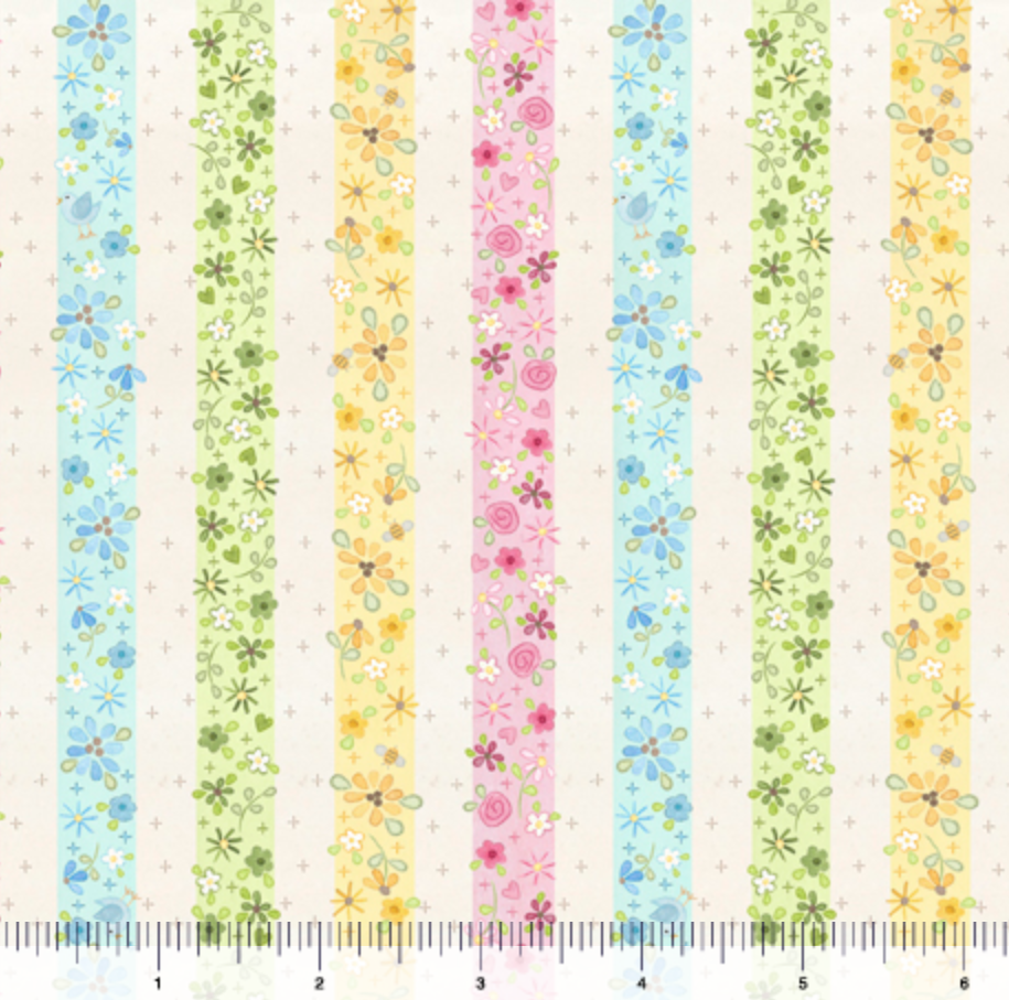 Daydreamer Floral Stripe 30174-X