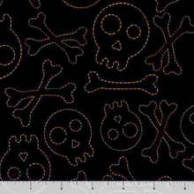 Load image into Gallery viewer, Creepin&#39; It Real Stitched Skulls 30391-J
