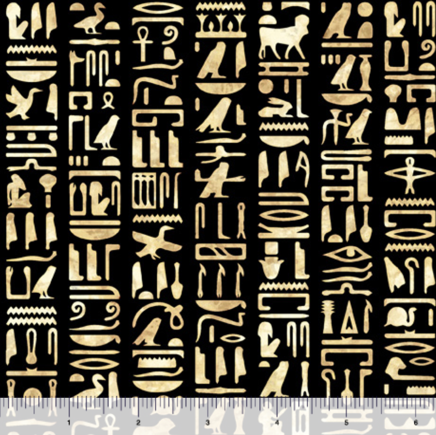 Pharaoh Egyptian Hieroglyphics 29744-J