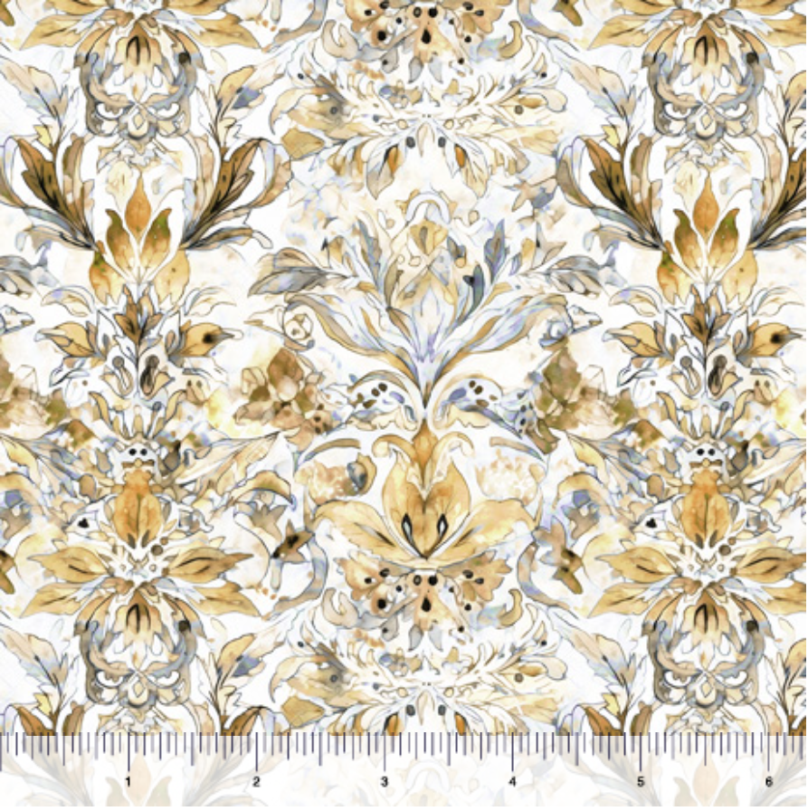 Midnight Blooms Watercolor Brocade 30620-K