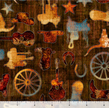 Load image into Gallery viewer, Born to Run Western Motifs 31479-A
