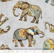 Load image into Gallery viewer, Kindred Spirits Tossed Elephants 30673-K
