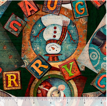 Load image into Gallery viewer, Santa&#39;s Workshop Christmas Collage 31072-J
