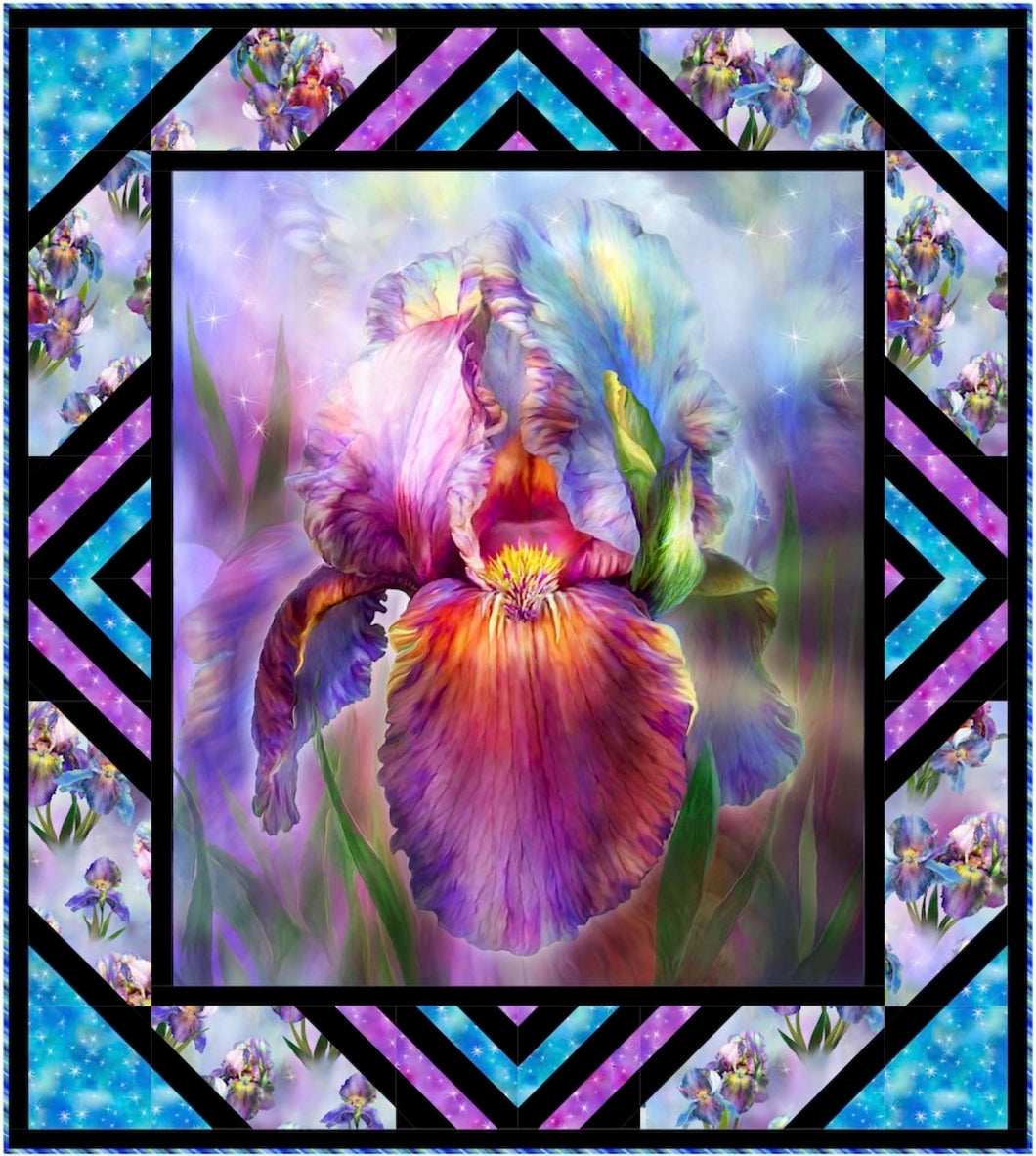 Stained Glass Garden Quilt Kit