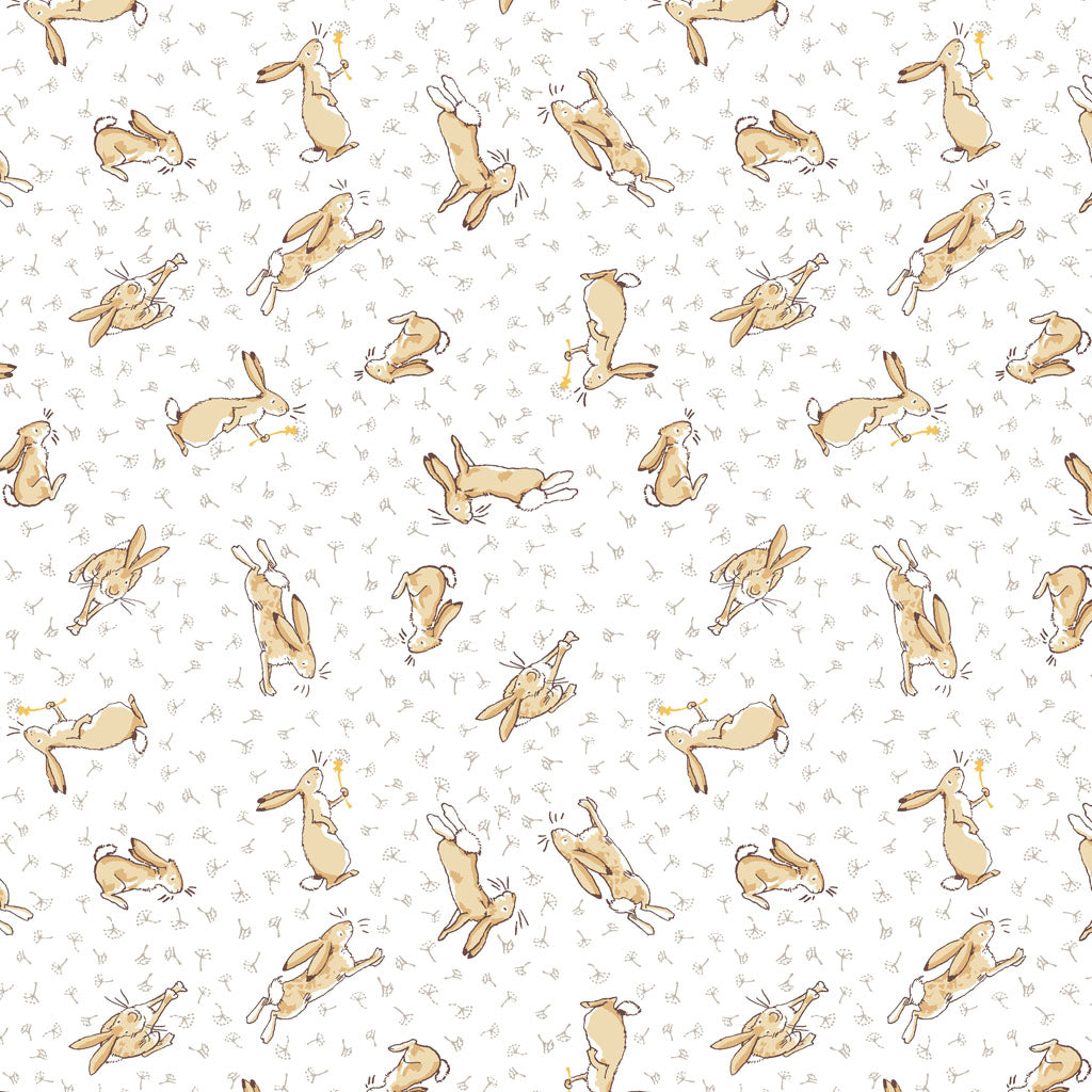 Guess How Much I Love You 2024 Y4247-1 Tossed Bunnies White