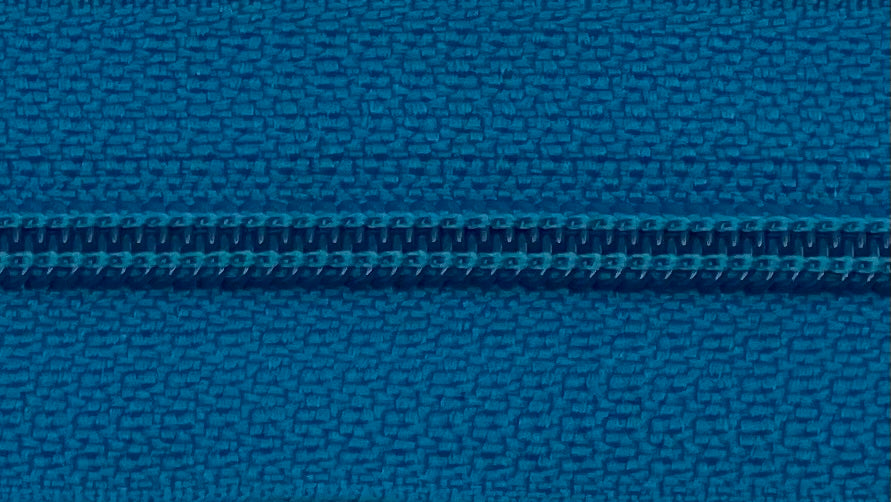 Caribbean Blue YKK #4.5 Nylon Coil Zipper
