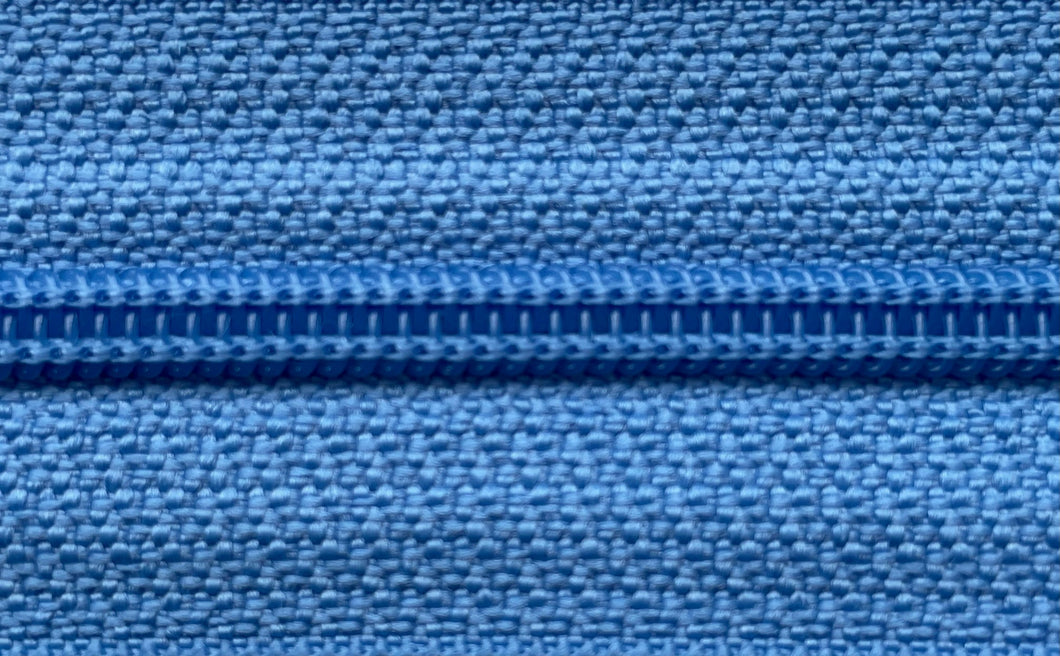 Cornflower Blue YKK #4.5 Nylon Coil Zipper
