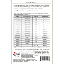 Load image into Gallery viewer, Leafy Pathways Quilt Pattern
