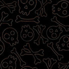 Creepin' It Real Stitched Skulls 30391-J