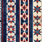 All American Snowman All American Border Stripe 32044-X