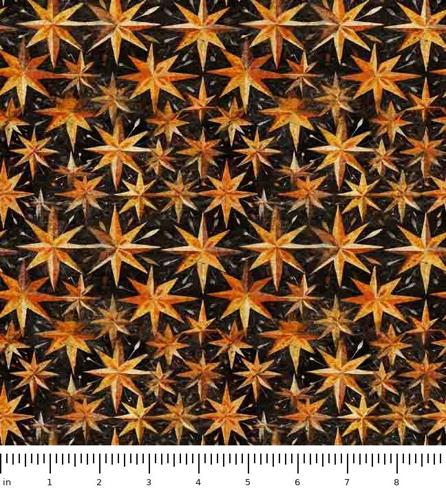 Creepin' It Real Stars 30390-J with ruler for scale