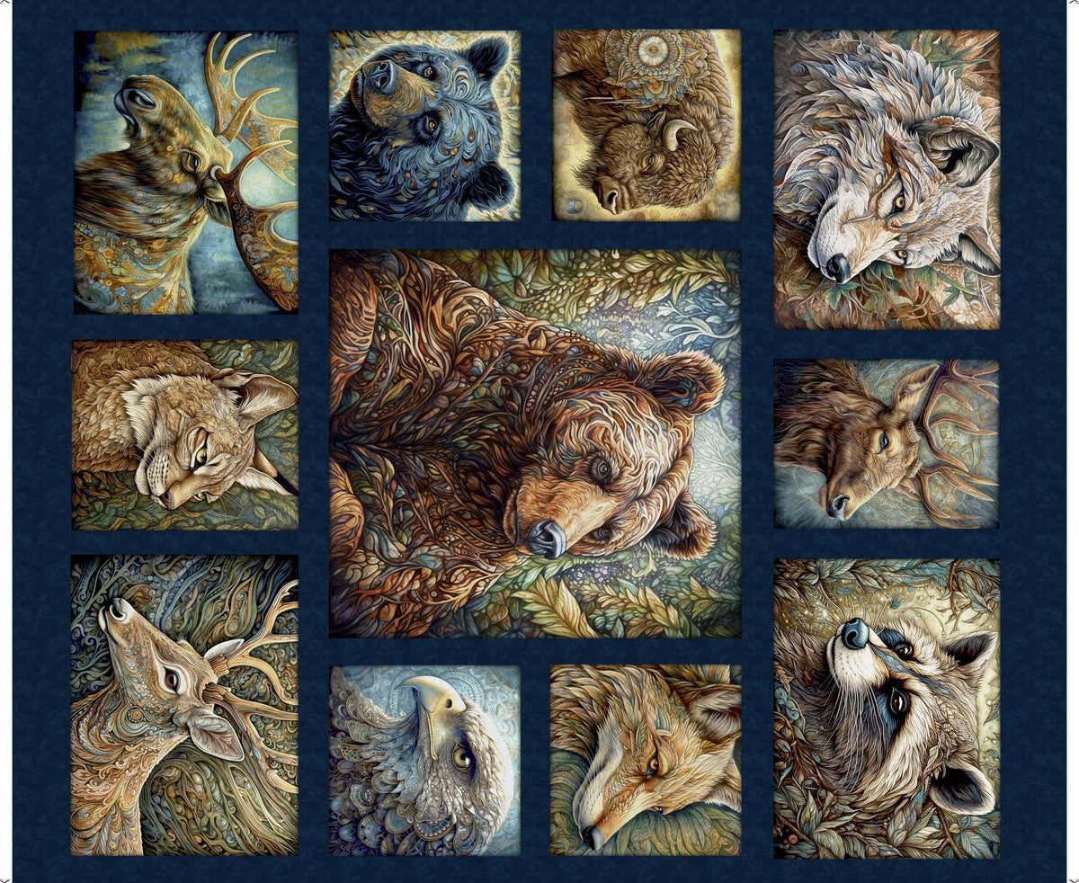 Enchanted Forest Animal Panel 30464-N