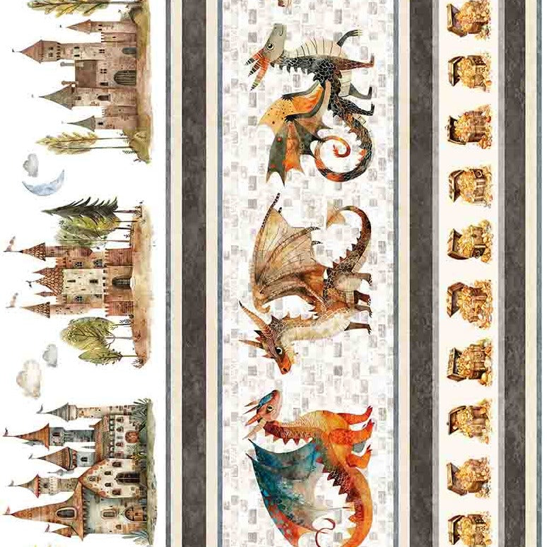 Dragon Dreams Dragon Decorative Stripe 30957-X