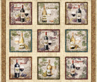 Cork & Barrel Wine Bottle Picture Patches 31166-X