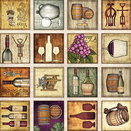 Cork & Barrel Small Wine Patches 31175-X