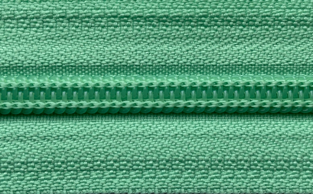 Mint Green YKK #5 Nylon Coil Zipper