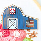 Patriotic Barn Magnetic Needle Minder