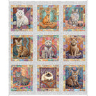 Quilt Room Kitties Cat Panel 30376-K