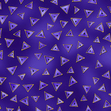 Load image into Gallery viewer, Laurel Burch Basic Triangle Dark Purple Metallic Y0841-28M
