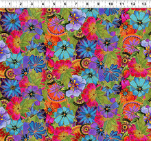 Load image into Gallery viewer, Laurel Burch Earth Song - Packed  Floral Y4019-55M
