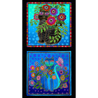 Laurel Burch Fantasticats - 24" Pillow Panel -Y4338-3M