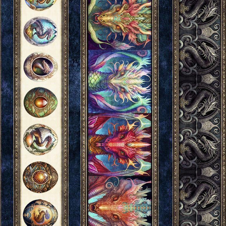 Dragon Fyre Dragon Decorative Stripe 29929-X