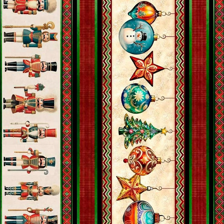 Wonderful Christmastime Nutcracker Ornament Stripe 30334-X