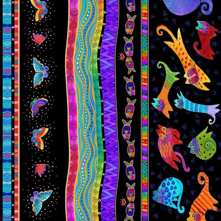 Laurel Burch Fantasticats - Stripe Y4340-3M