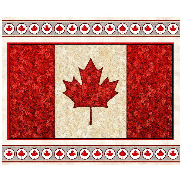 The Great White North Maple Leaf Panel-E