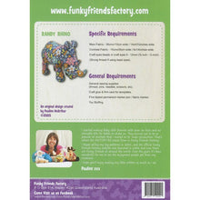 Load image into Gallery viewer, Funky Friends Factory - Randy Rhino
